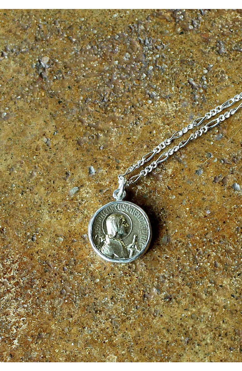 SAINT VAGABOND Joan of Arc Pendant, Alternate, color, Sterling Silver