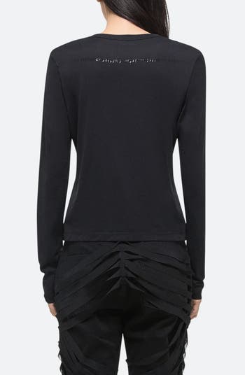 Slim Long Sleeve Cotton T-Shirt