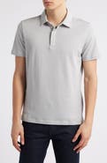 Robert Barakett Creston Micropattern Jacquard Polo
