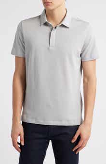 Robert Barakett Creston Micropattern Jacquard Polo