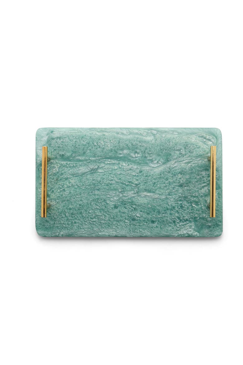 Resin Serving Board, Alternate, color, BLUE