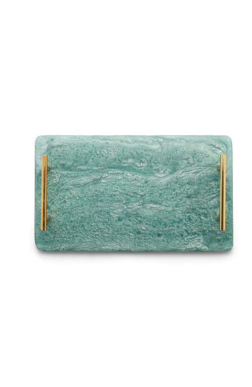 Tiramisu Resin Serving Board In Blue