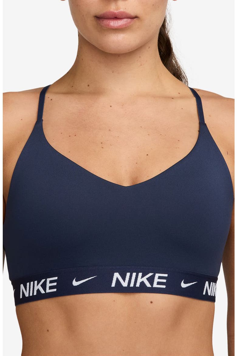 Indy Light Support Padded Adjustable Sports Bra, Main, color, MNNAVY