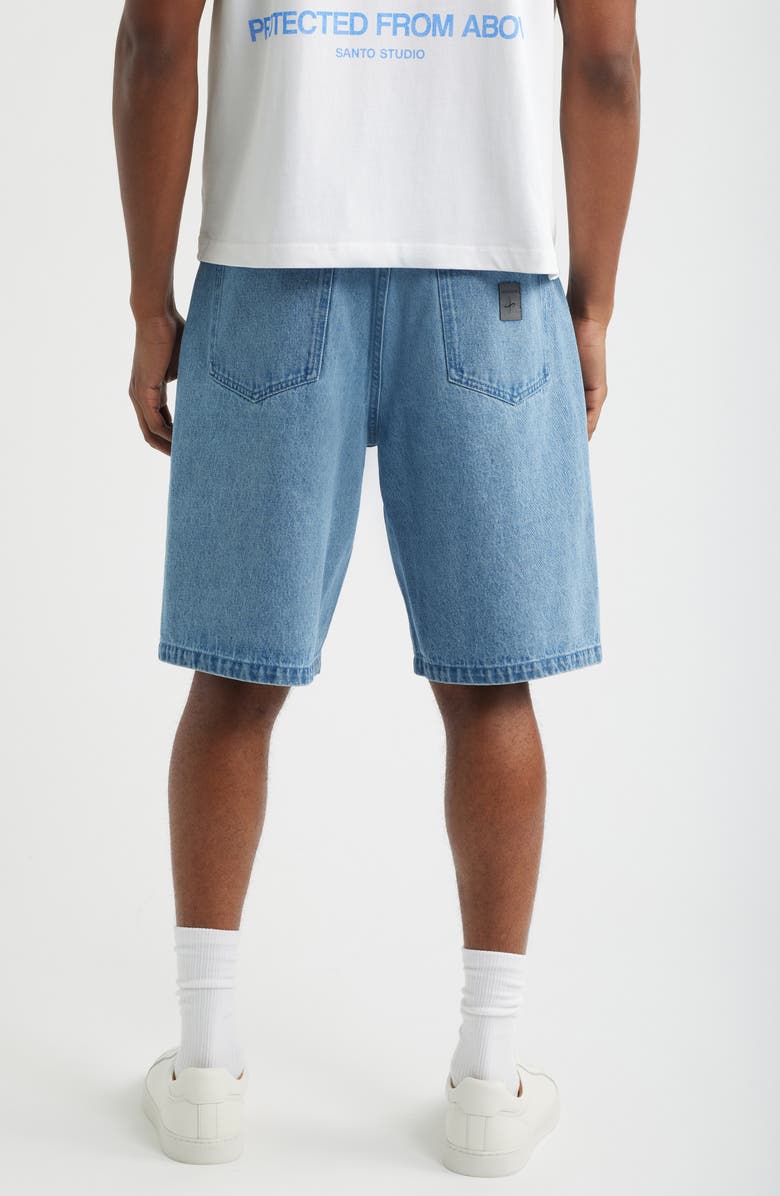 SANTO STUDIO Newport Denim Shorts, Alternate, color, Indigo Stone Washed