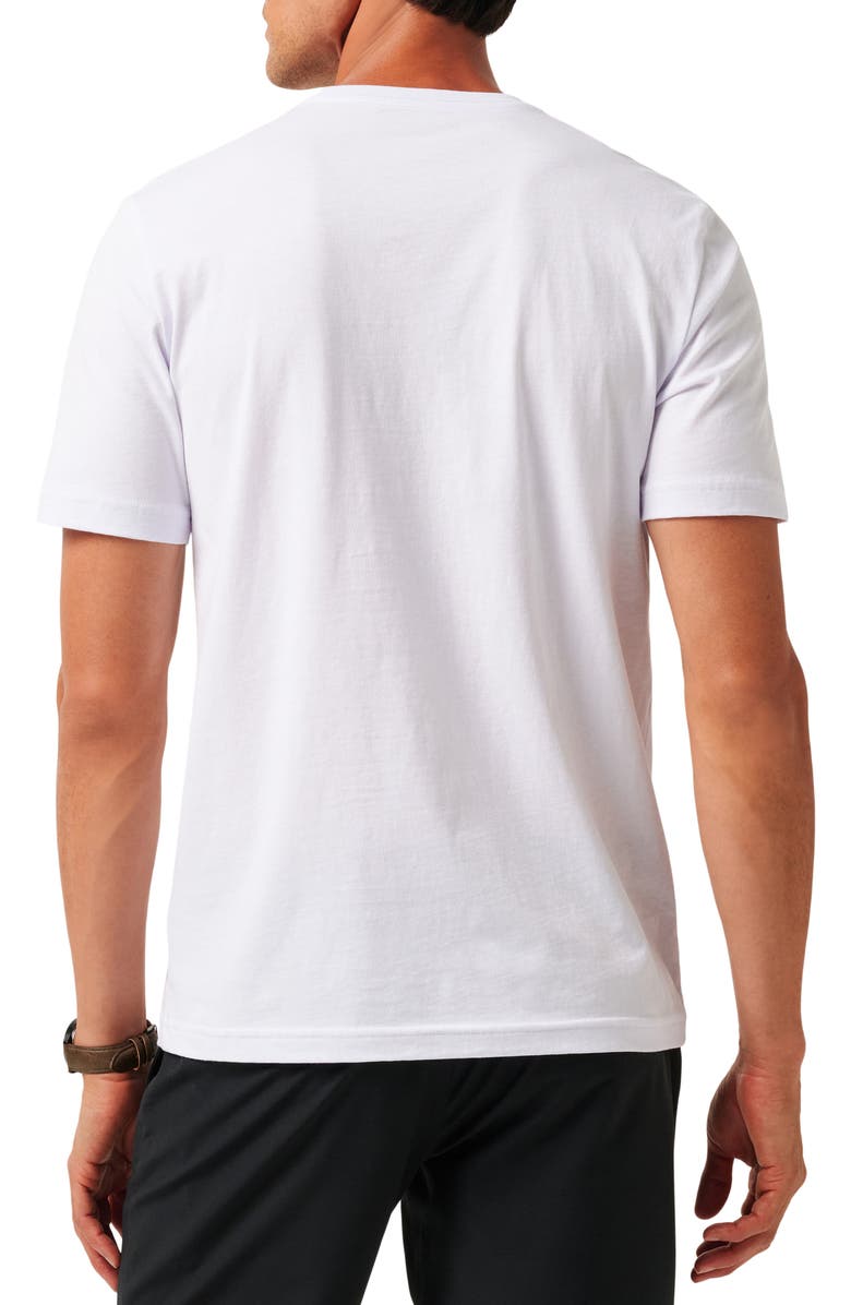 TravisMathew Worth a Shot Graphic Cotton T-Shirt, Alternate, color, White