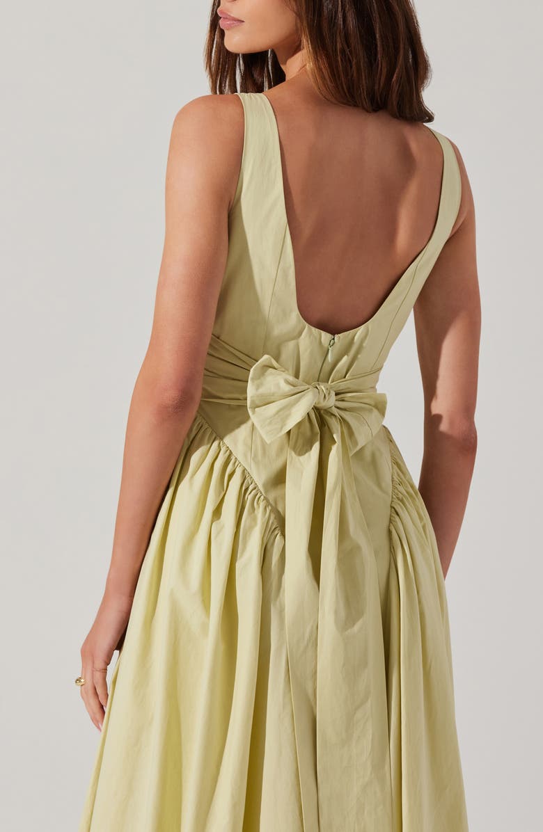 ASTR the Label Vinya Cotton Dress, Alternate, color, Pistachio