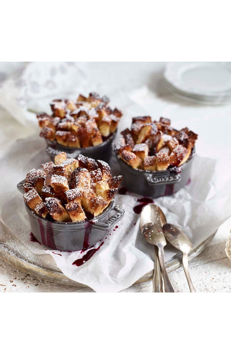 Staub Enameled Cast Iron 0.25-Quart Mini Cocotte, Alternate, color, Graphite Grey