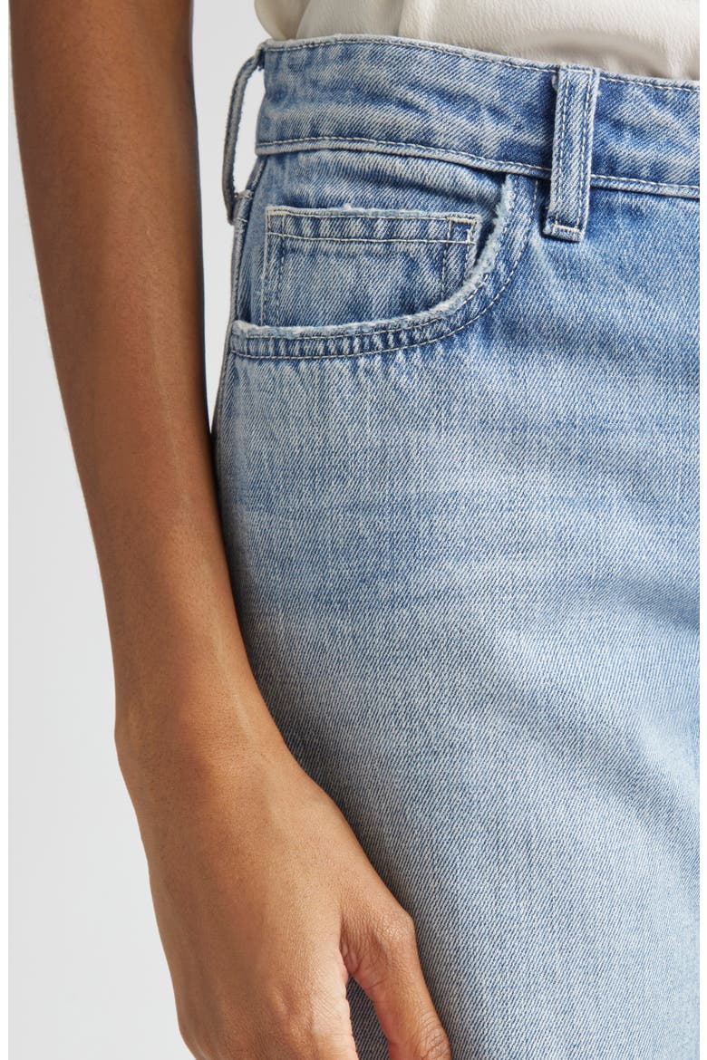 Blaine Low Rise Release Hem Crop Stovepipe Jeans, Alternate, color, ALBEE