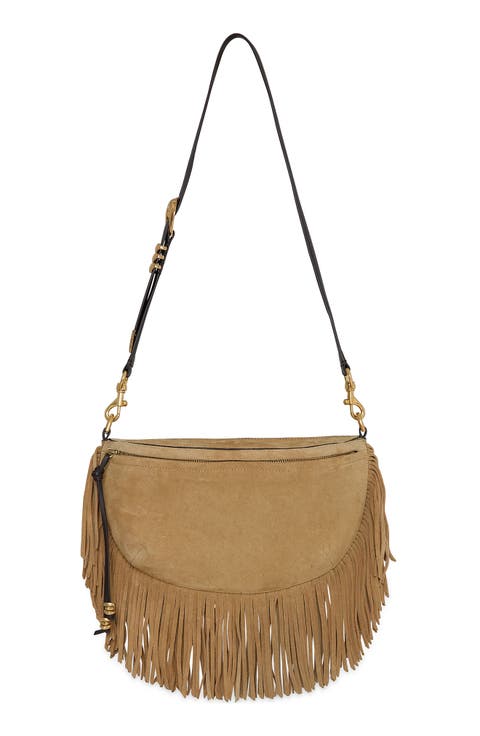 Billie Fringe Leather Sling Bag