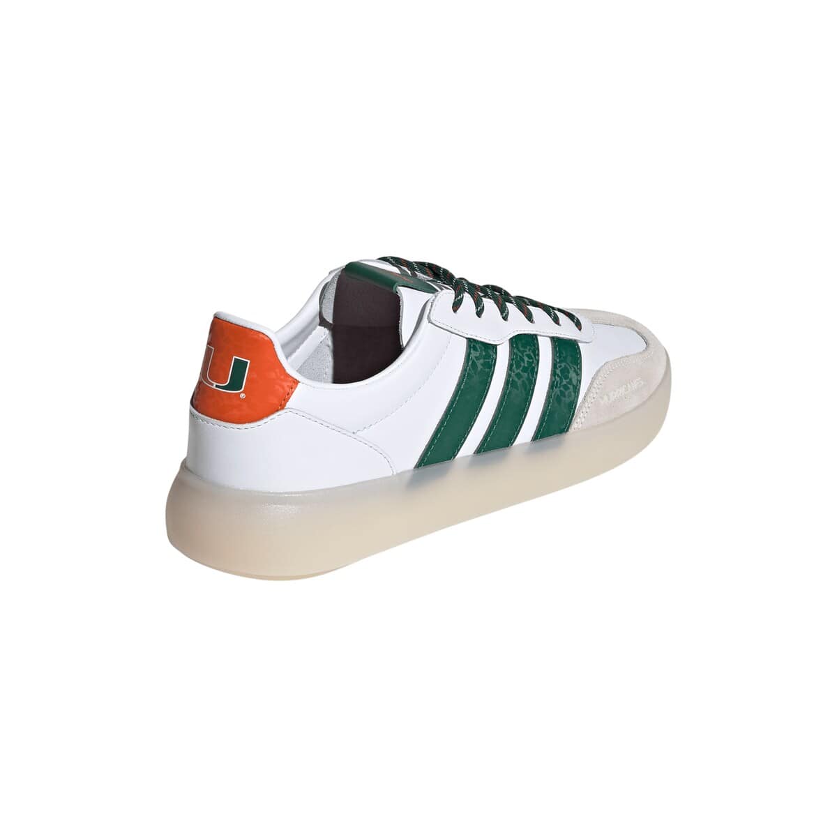 adidas Unisex adidas White Miami Hurricanes Barreda Decode Shoes, Alternate, color, White