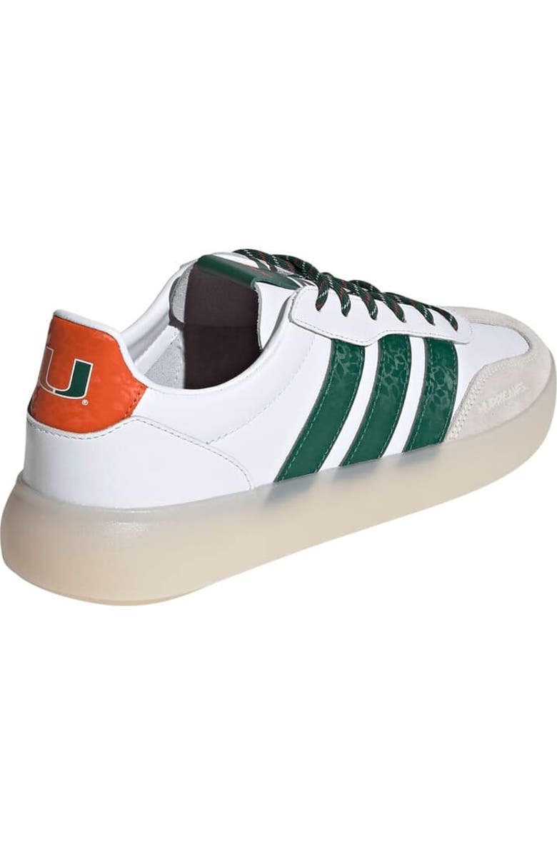 adidas Unisex adidas White Miami Hurricanes Barreda Decode Shoes, Alternate, color, White