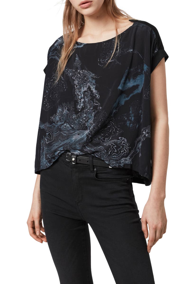 AllSaints Hatsukoi Pina Top, Alternate, color, 