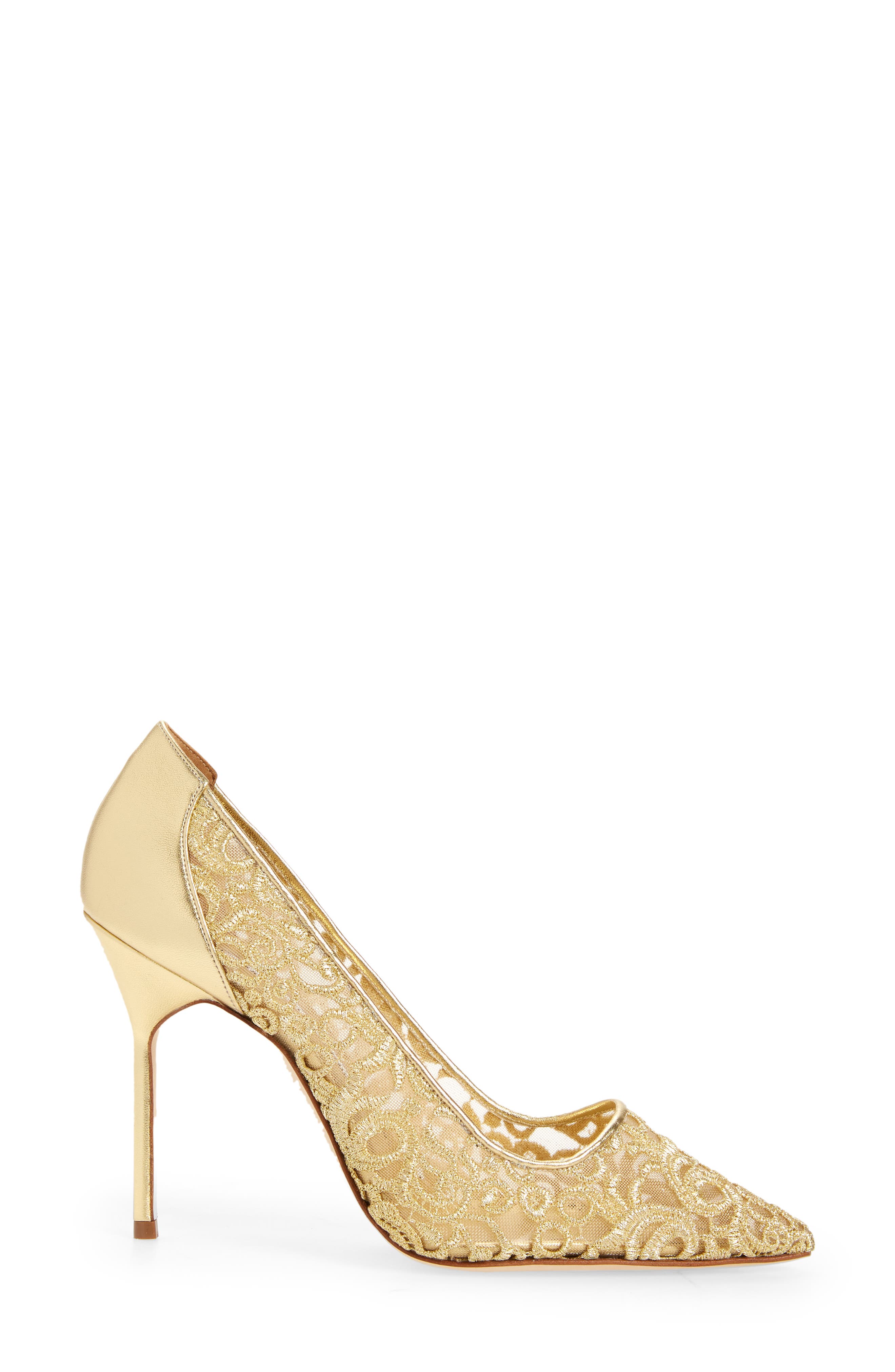 Manolo Blahnik BB Pointed Toe Pump, Alternate, color, 