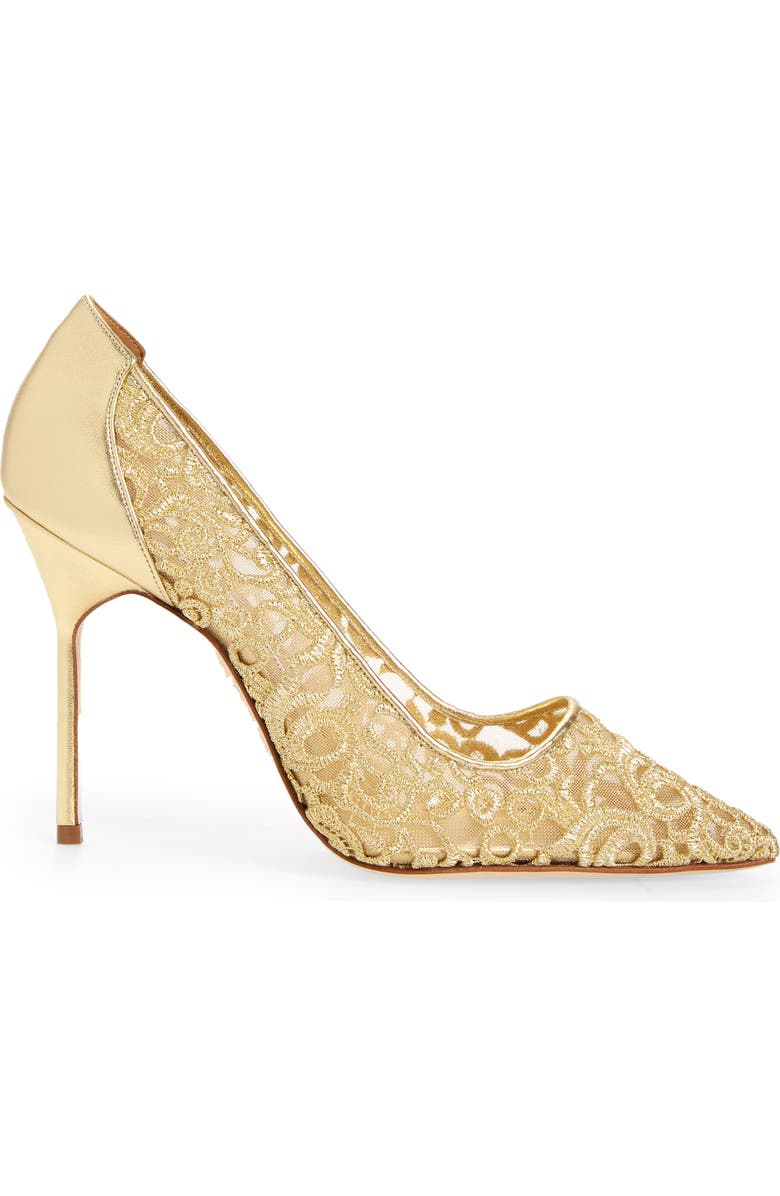 Manolo Blahnik BB Pointed Toe Pump, Alternate, color,