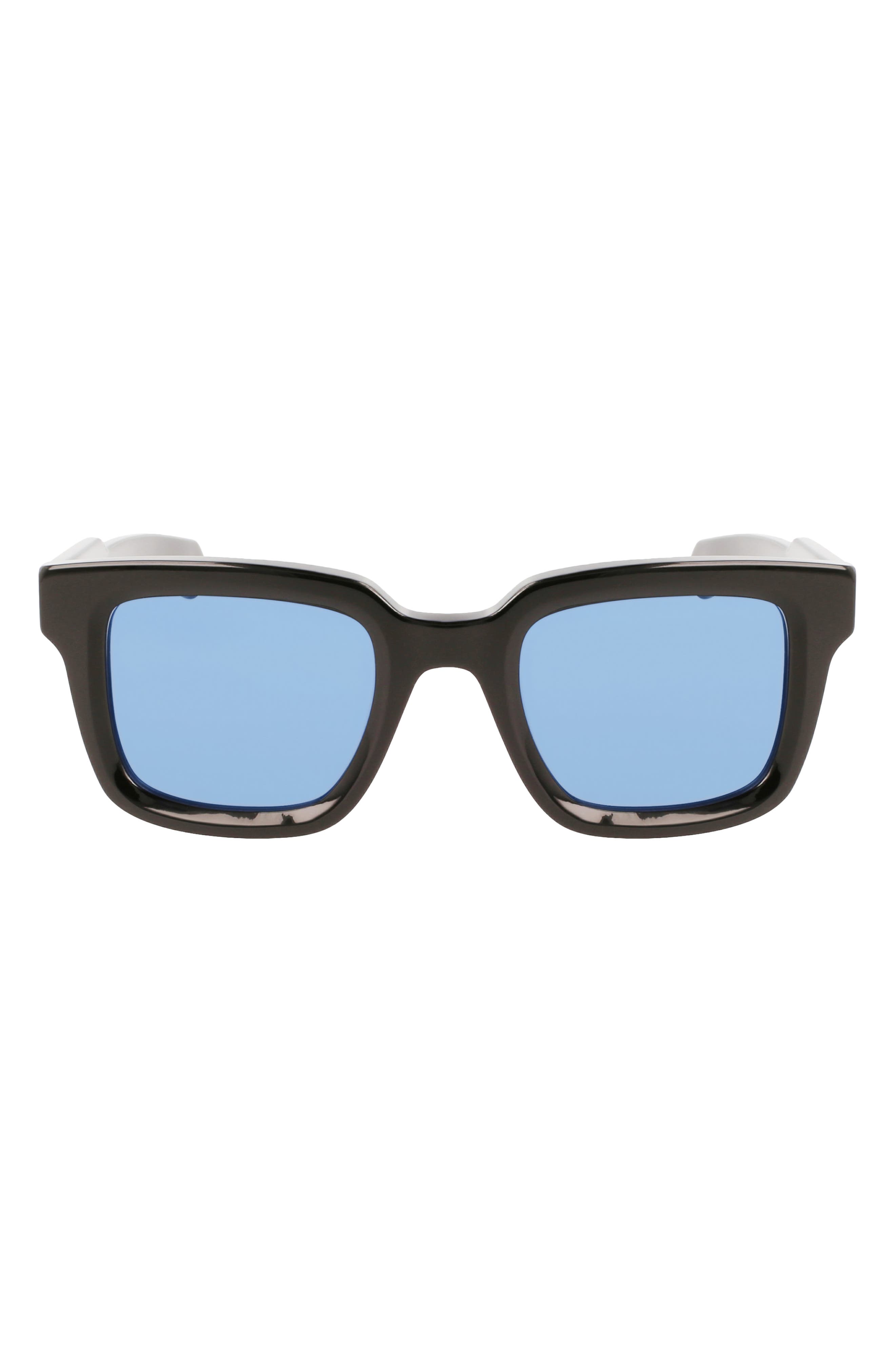 FERRAGAMO 48mm Small Rectangular Sunglasses