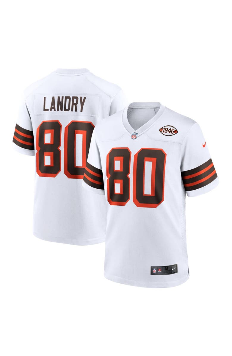 Nike Men's Nike Jarvis Landry White Cleveland Browns 1946 Collection Alternate Game Jersey, Main, color,
