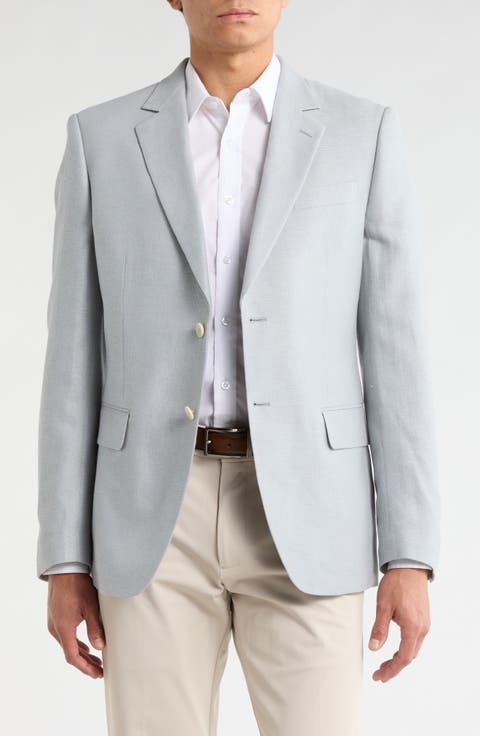 Hopsack Linen & Cotton Sport Coat