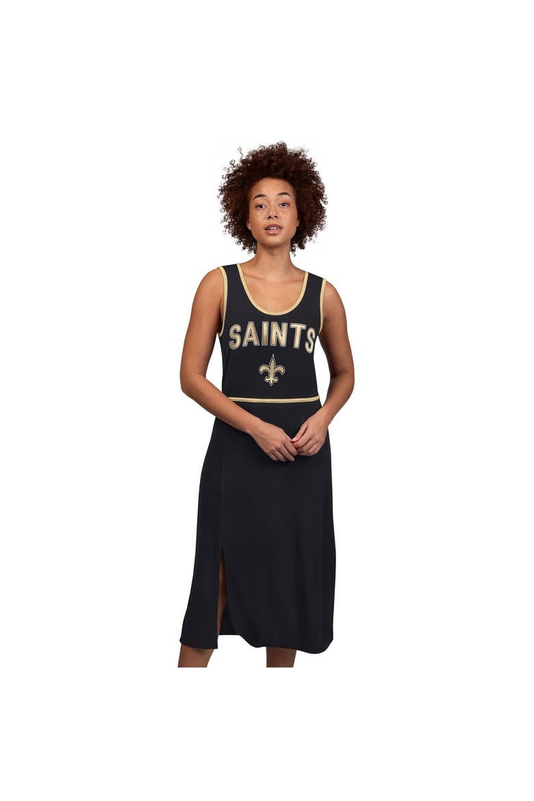 Women's G-III 4Her by Carl Banks  Black New Orleans Saints Center Field Maxi Dress, Main, color, Black