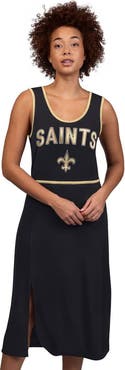 G-III 4HER BY CARL BANKS Women's G-III 4Her by Carl Banks Black New Orleans Saints Center Field Maxi Dress
