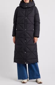 Sam Edelman Quilted Puffer Coat with Removable Hood