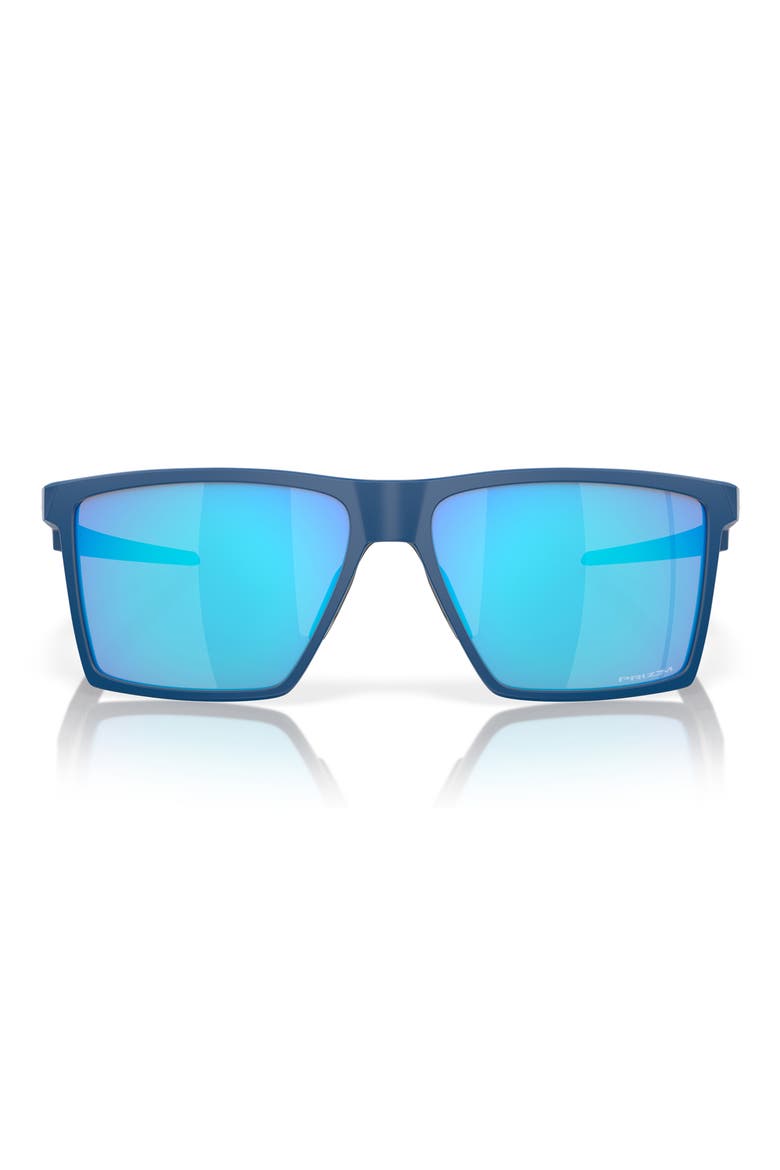 Futurity Sun 57mm Polarized Square Sunglasses, Main, color, SAPPHIRE