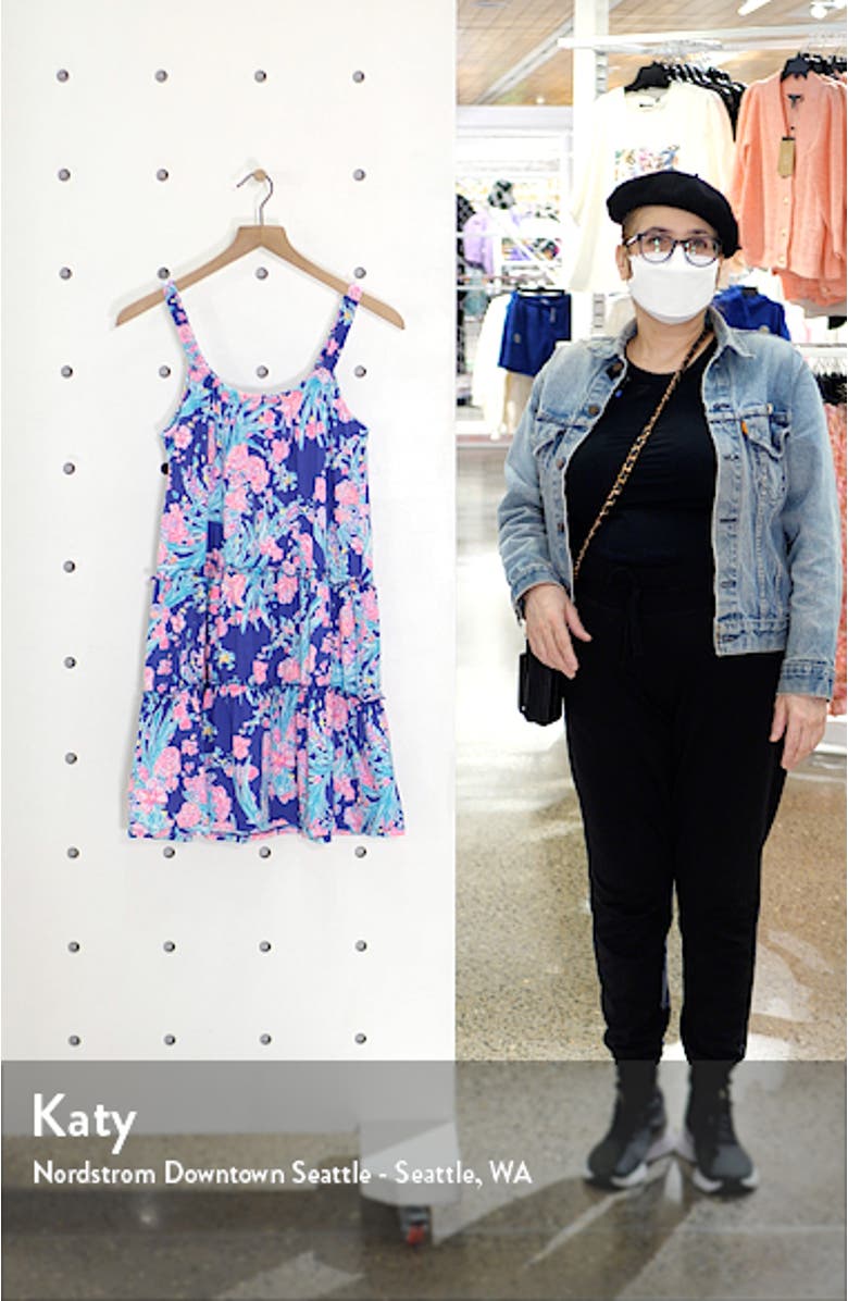 Loro Floral Knit Sundress, sales video thumbnail