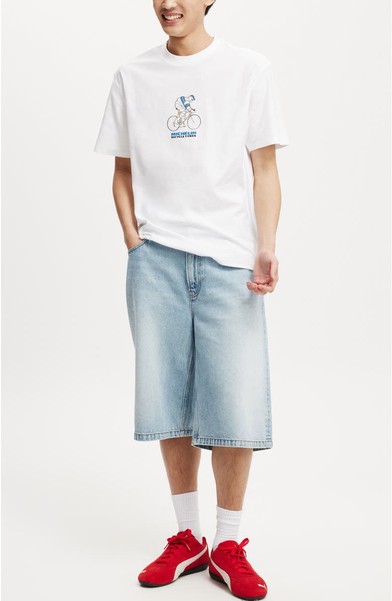 Cotton On Men's Loose Fit Michelin T-Shirt, Alternate, color, 