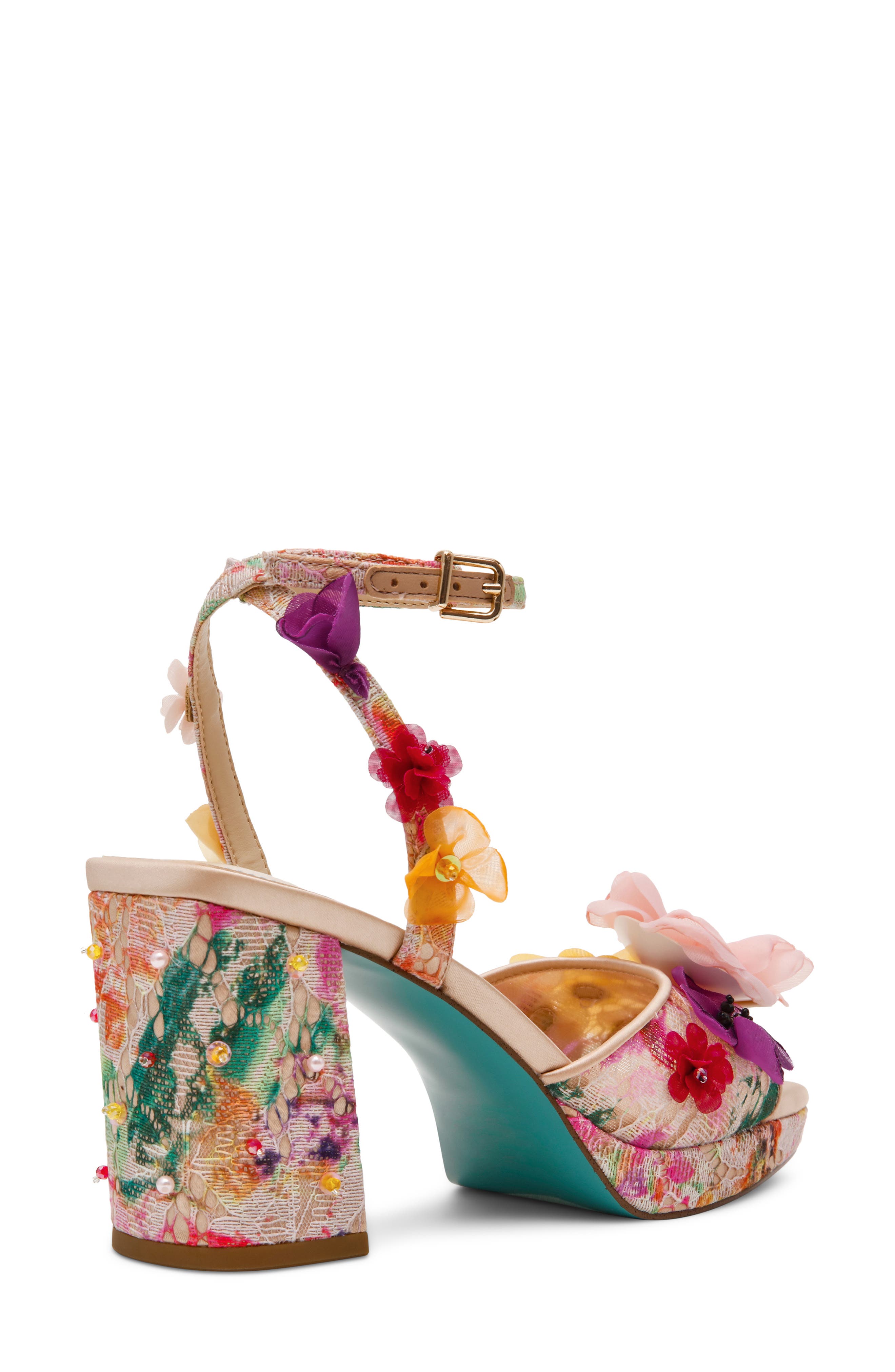 Marta Ankle Strap Sandal, Alternate, color, SAND MULTI