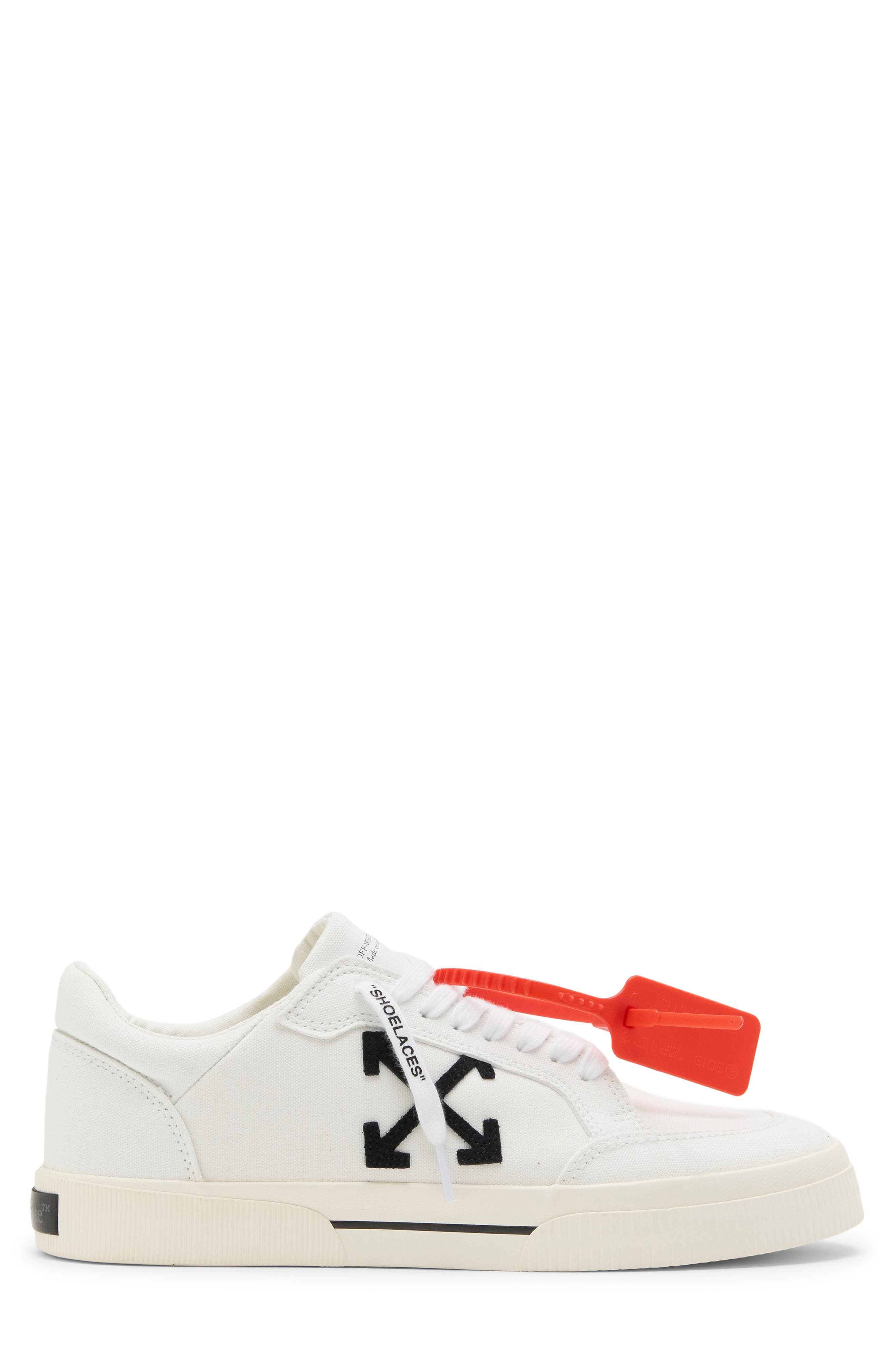 Vulc Low Sneaker, Alternate, color, BLACK/ WHITE