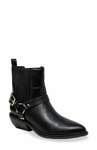 CHASE AND CHLOE Yareli Western Buckle Chelsea Boot