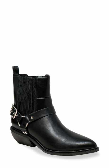 CHASE AND CHLOE Yareli Western Buckle Chelsea Boot