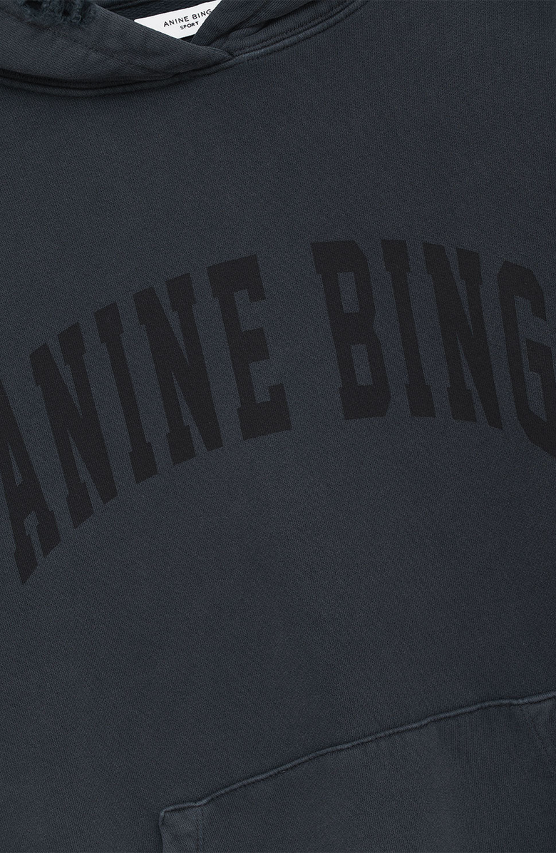 ANINE BING Harvey Sweatshirt, Alternate, color, Dark Washed Black