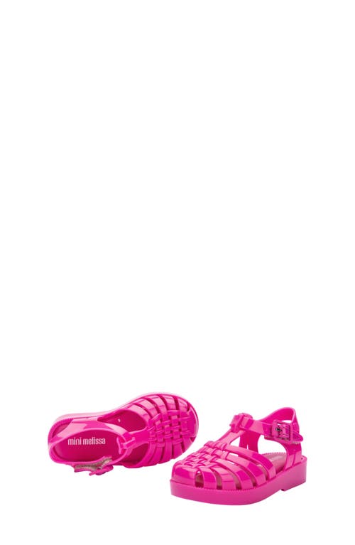 Melissa Possession Jelly Sandal In Dark Pink