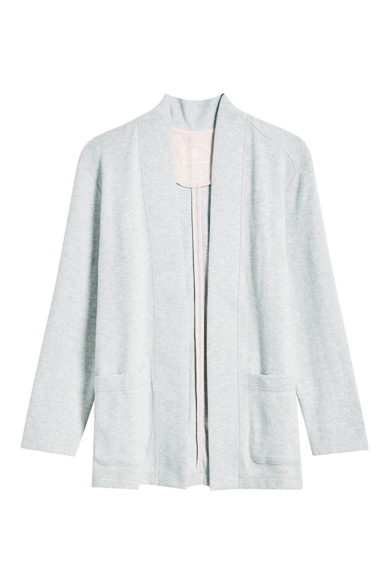 Aruba Open Front Cardigan, Alternate, color, SUMMER GREY HTHR