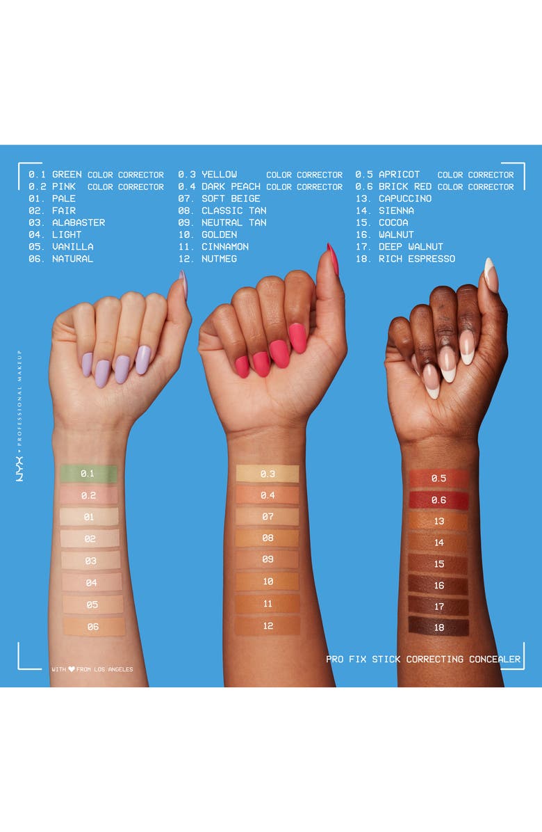 NYX PROFESSIONAL MAKEUP Pro Fix Stick Color Correcting Concealer, Alternate, color, Fair