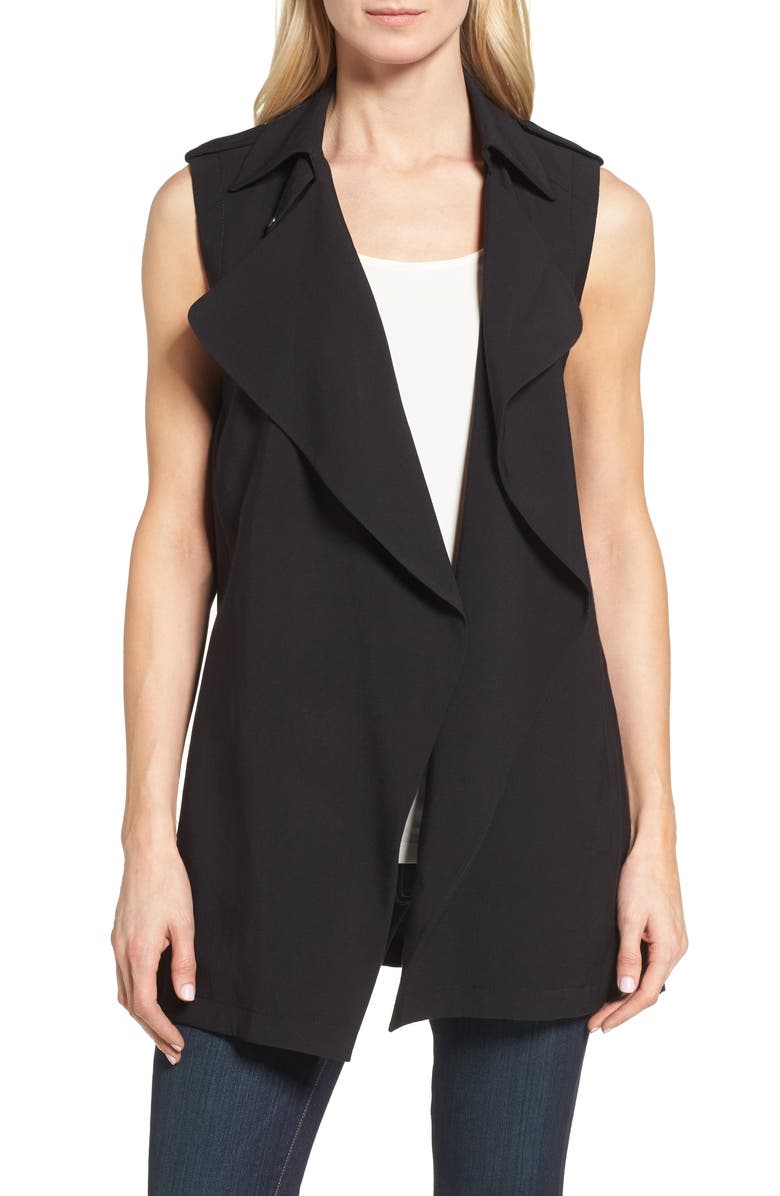 Catherine Catherine Malandrino Ossie Long Vest, Main, color, 