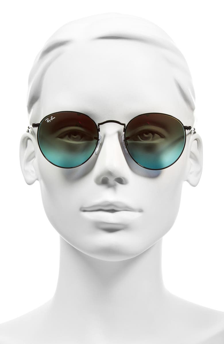 Ray-Ban Icons 50mm Round Sunglasses, Alternate, color, 