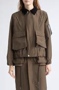 Sacai Grosgrain Bonding Blouson Jacket