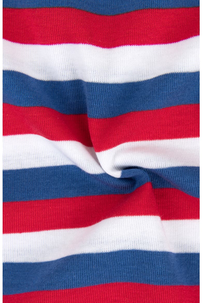 Men's 2-pc. Cotton Long Sleeve Shirt and Pants Print Pajamas, Alternate, color, Red, White & Blue Stripes