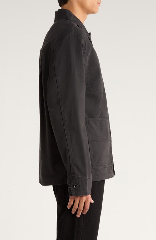 Vans Drill Cotton Canvas Chore Coat In Black