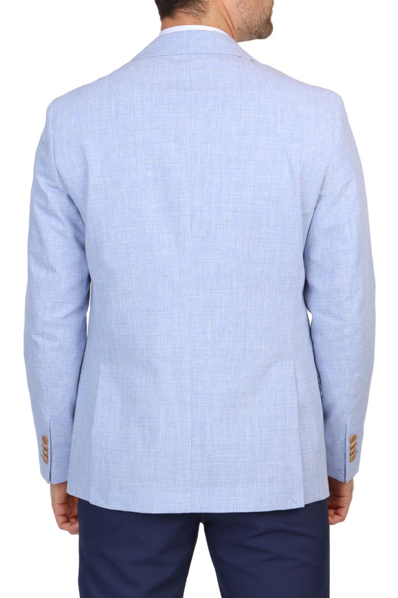 Broken Check Sport Coat, Alternate, color, BLUE