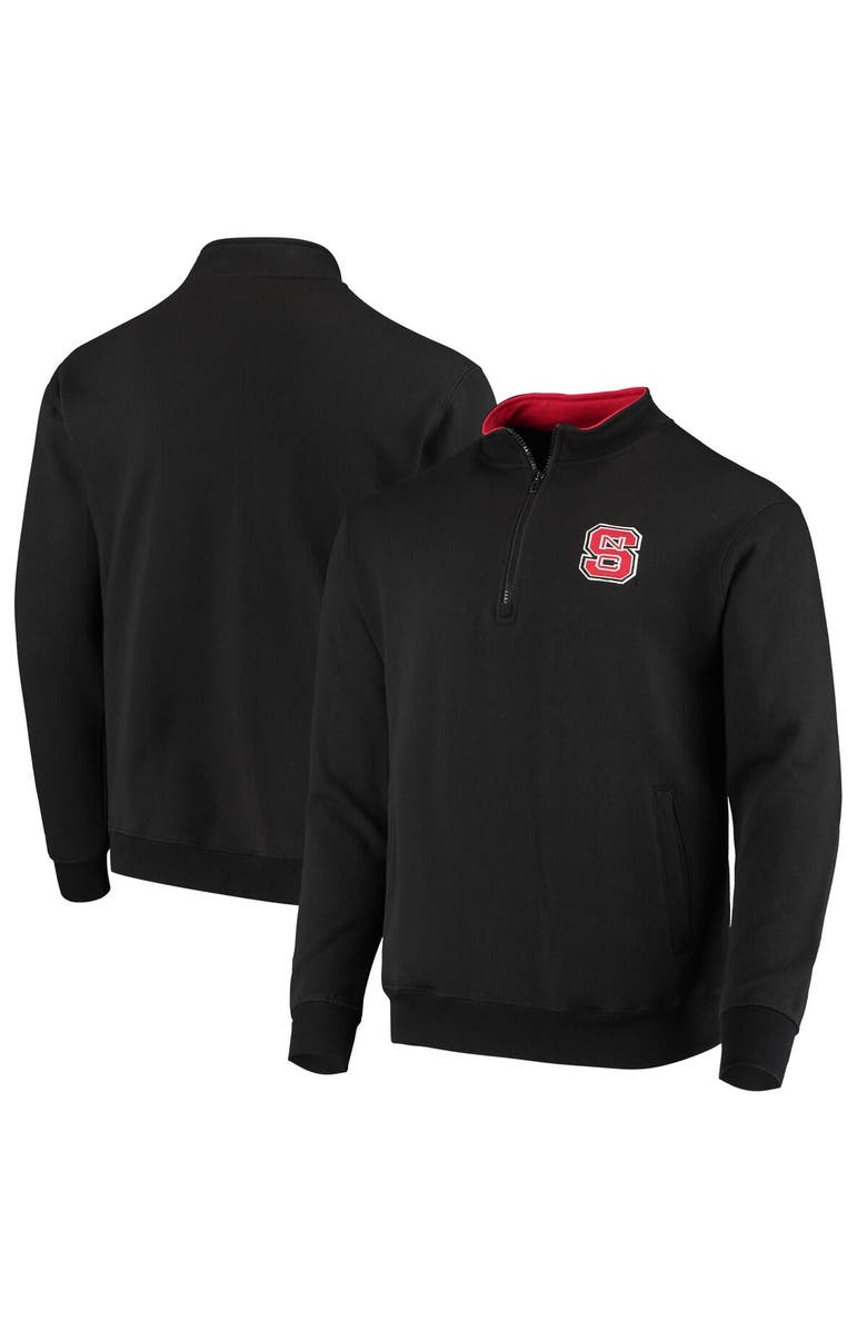 COLOSSEUM Men's Colosseum Black NC State Wolfpack Tortugas Logo Quarter-Zip Jacket, Main, color, Black