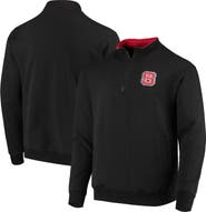 COLOSSEUM Men's Colosseum Black NC State Wolfpack Tortugas Logo Quarter-Zip Jacket