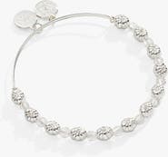 Alex and Ani Pumpkin + Crystal Beaded Bangle