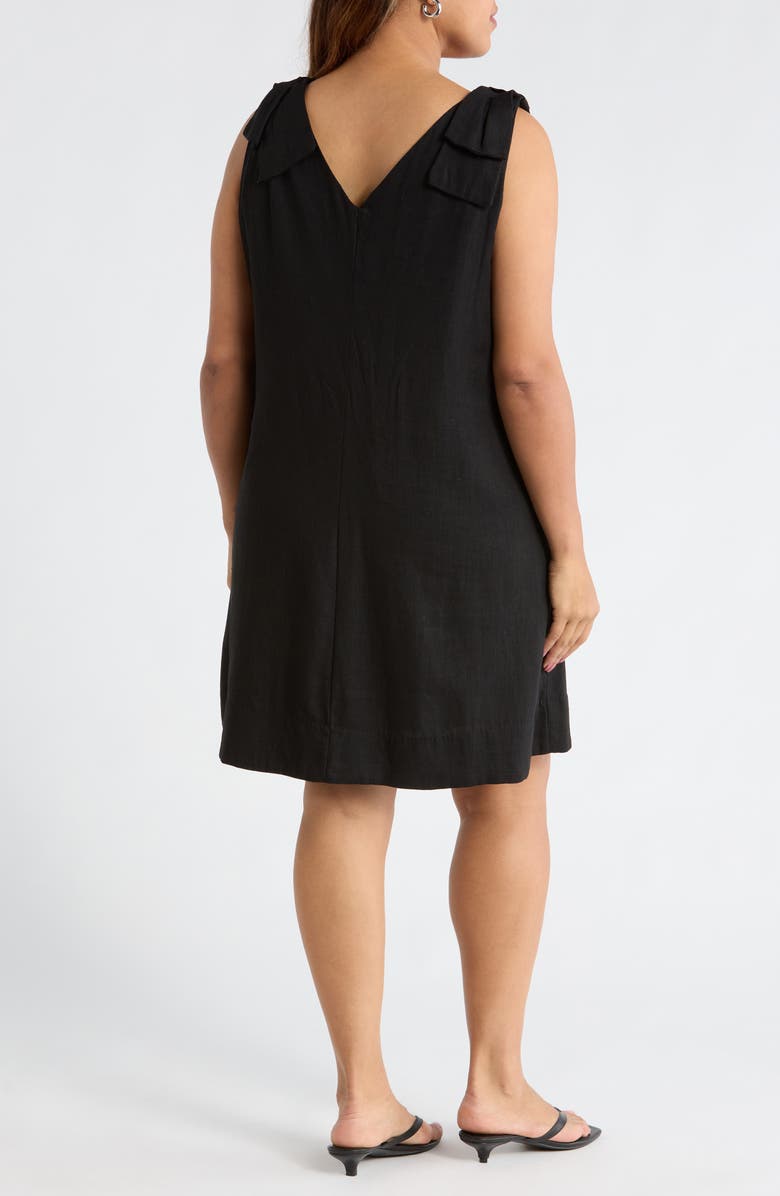 CeCe V-Neck Minidress, Alternate, color, Rich Black