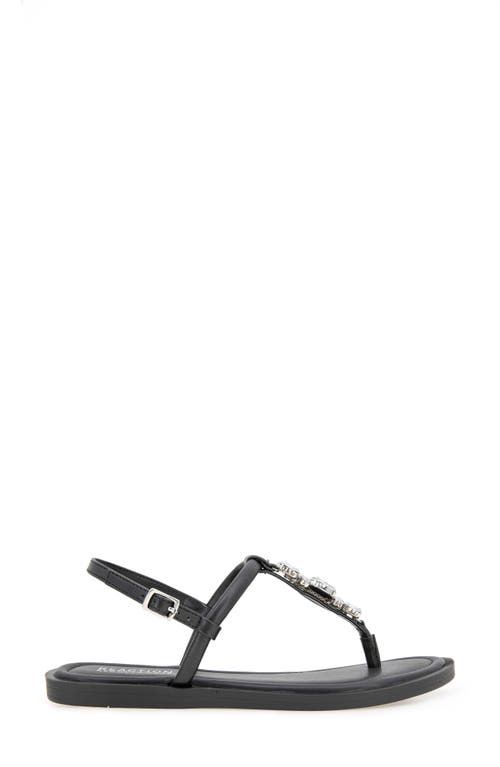 Reaction Kenneth Cole Sera T-strap Sandal In Black