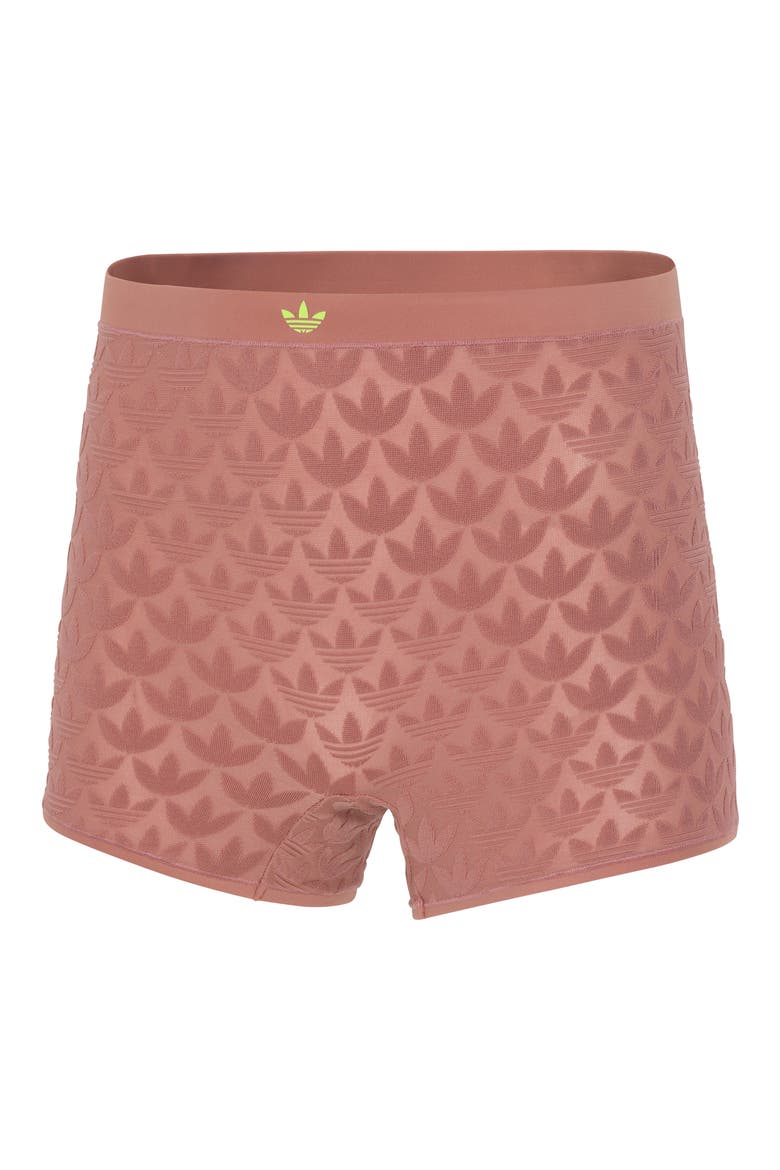 Microterrot Monogram High Waist Boyshorts, Alternate, color, WARM CLAY