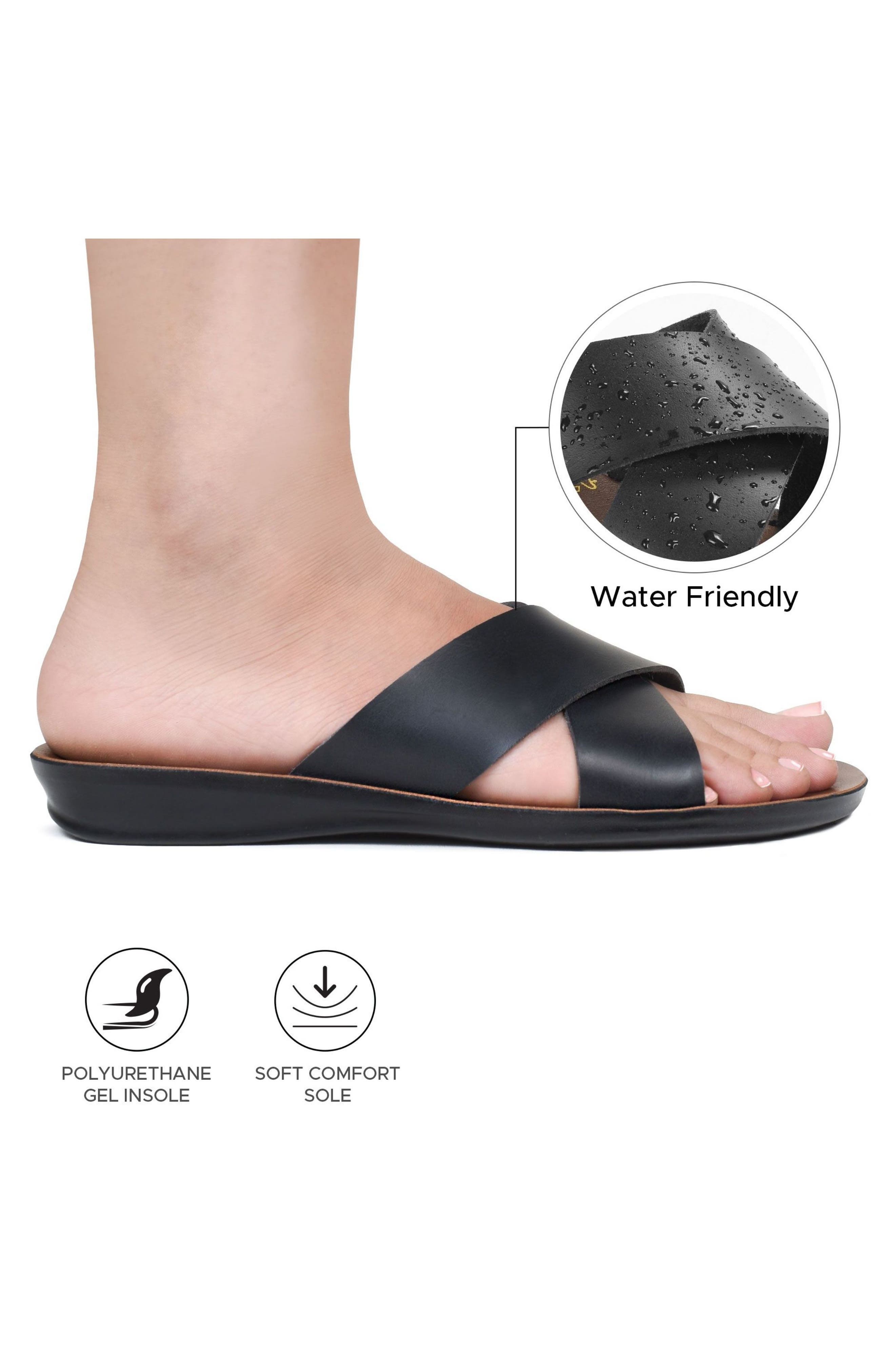 AEROSOFT XENIA WOMENS SANDALS, Alternate, color, Black