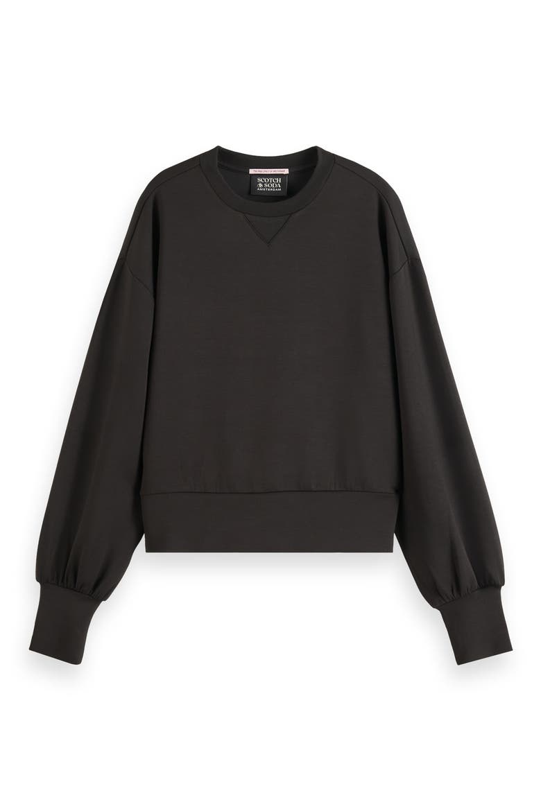 Core Sweatshirt, Alternate, color, BLACK
