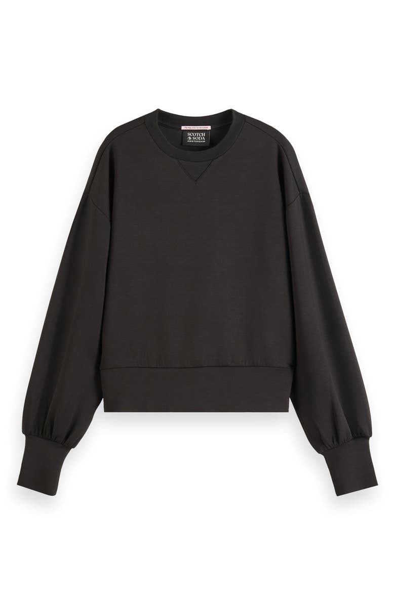 Scotch & Soda Core Sweatshirt, Alternate, color, Black